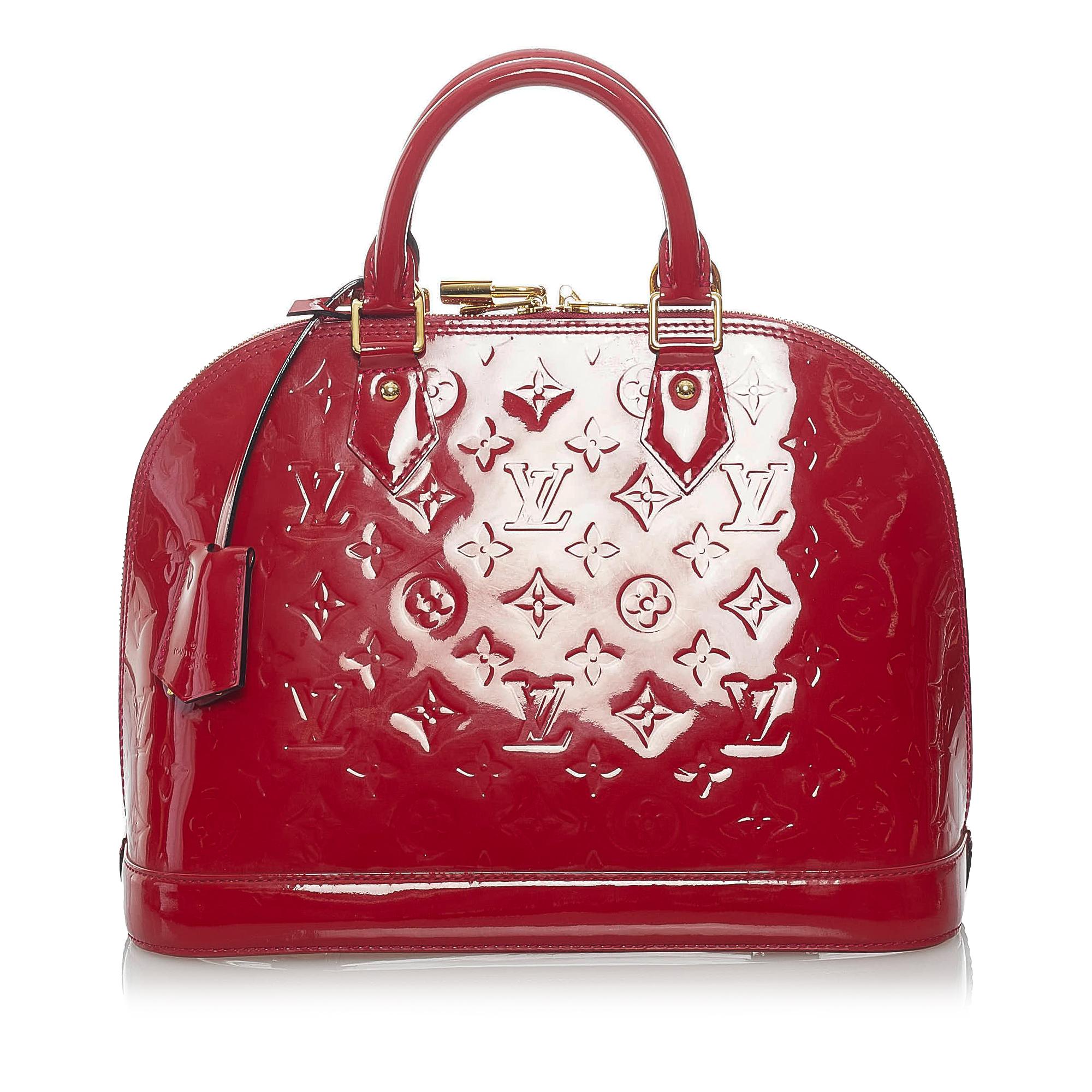 Louis Vuitton Vernis Alma PM (SHG-33441)