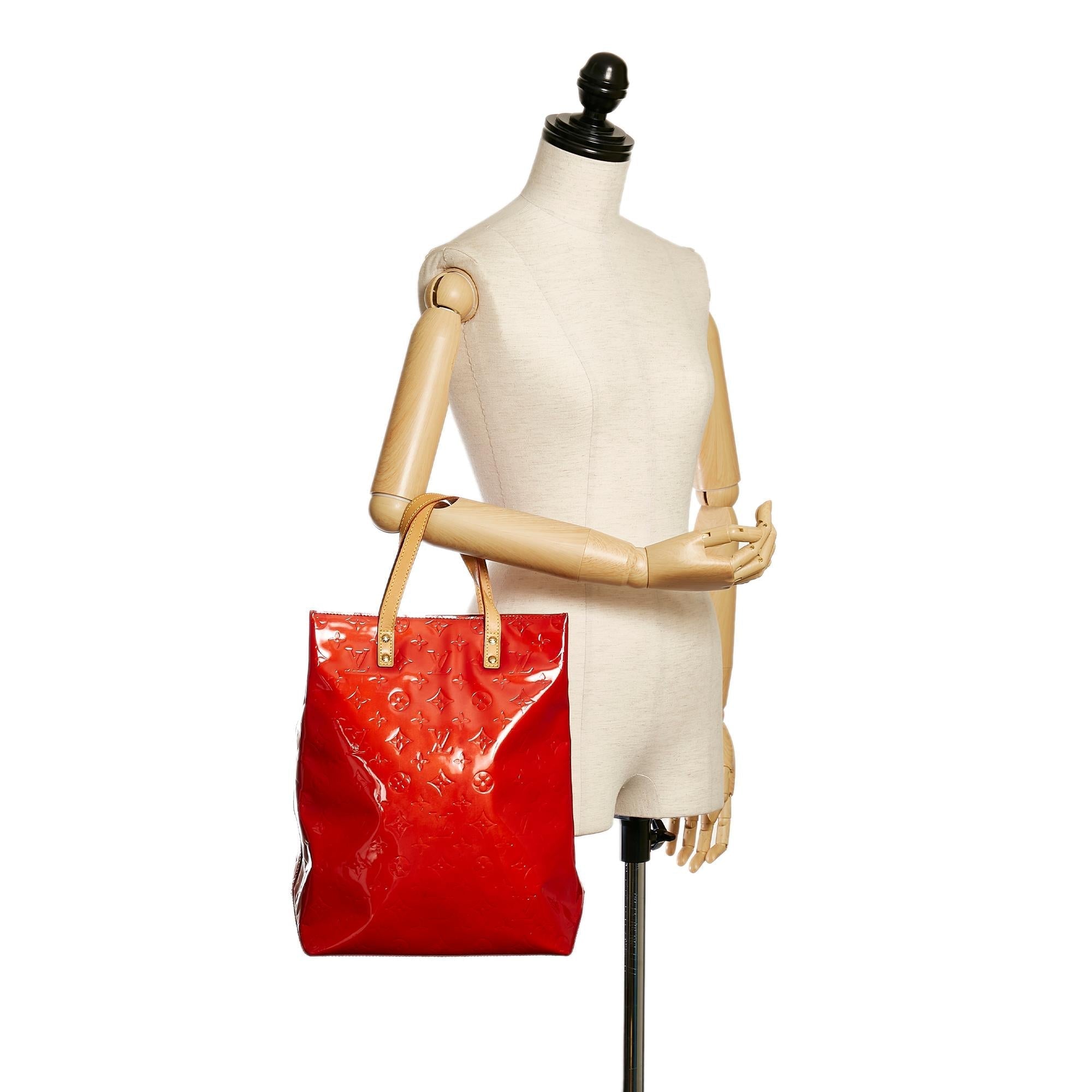Louis Vuitton Vernis Reade MM (SHG-33337)