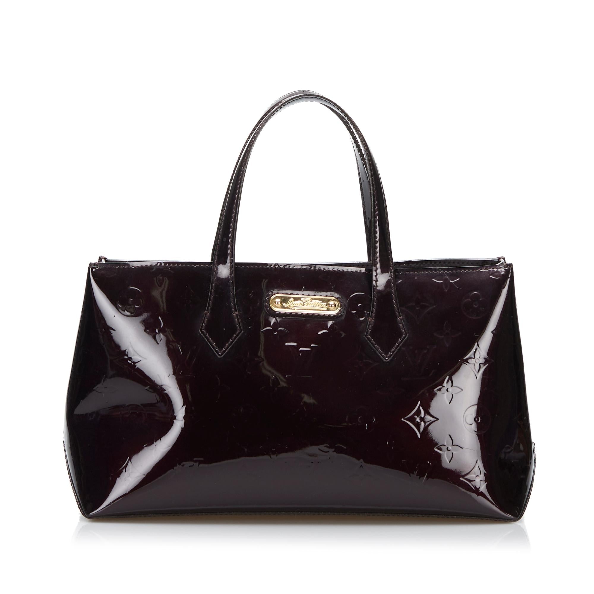 Louis Vuitton Vernis Wilshire PM (SHG-PyljTL)
