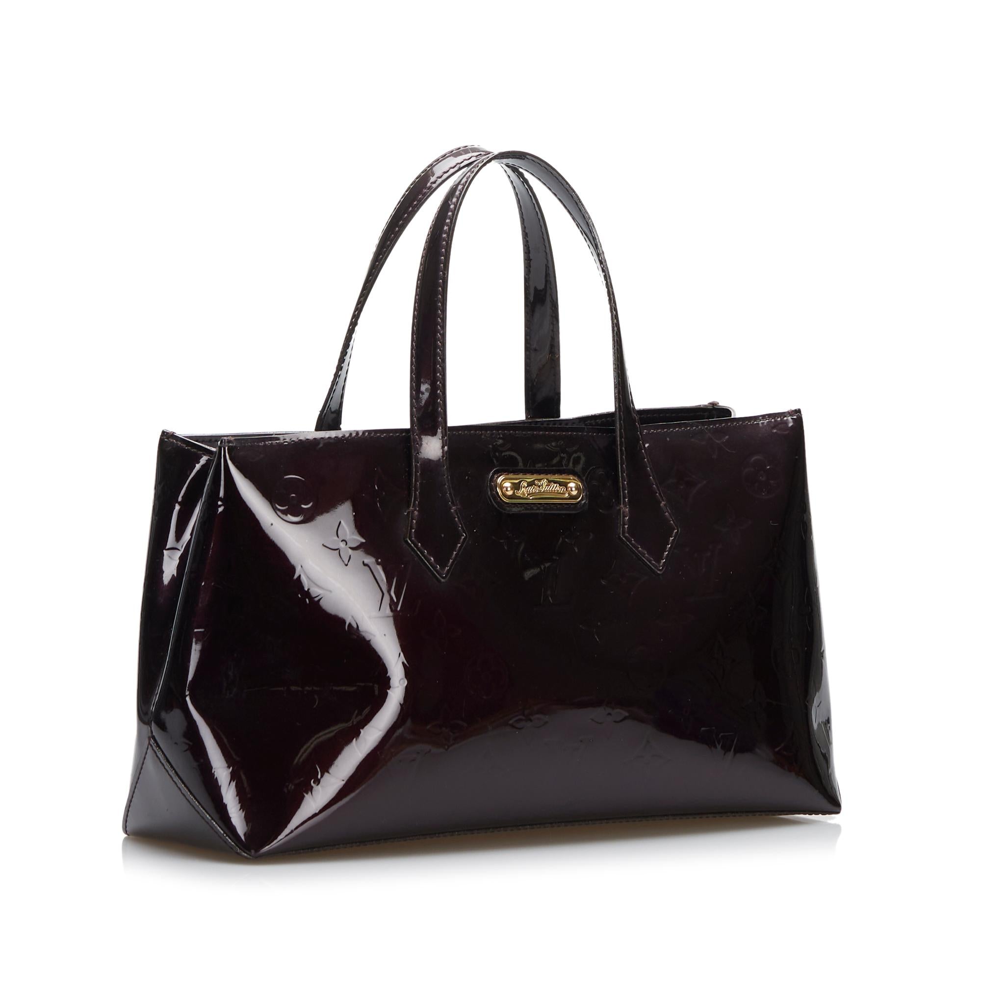 Louis Vuitton Vernis Wilshire PM (SHG-PyljTL)