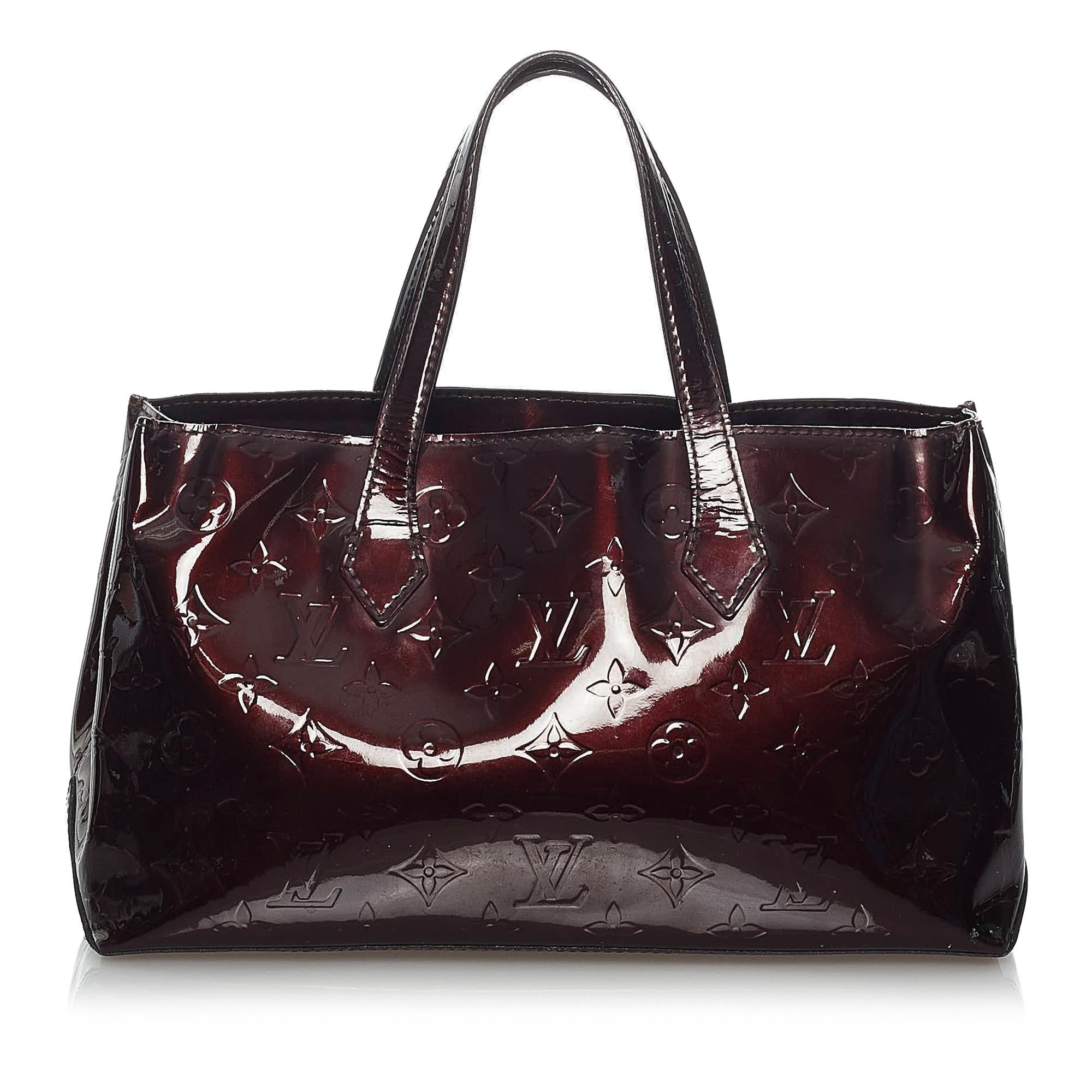 Louis Vuitton Vernis Wilshire PM (SHG-8BkLAD)