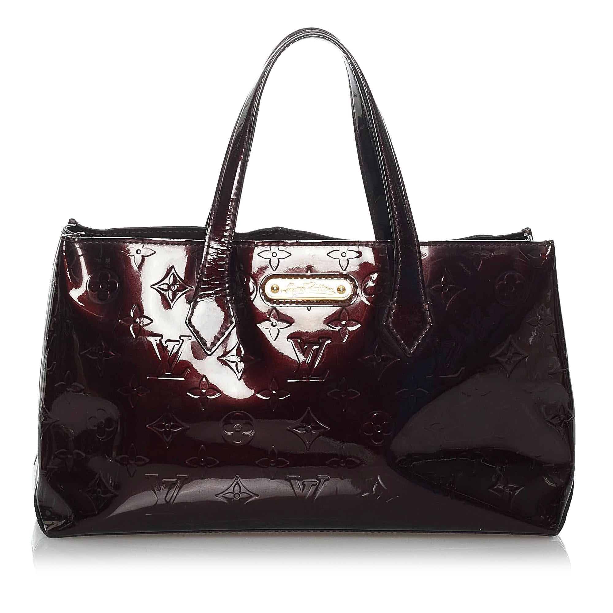 Louis Vuitton Vernis Wilshire PM (SHG-8BkLAD)