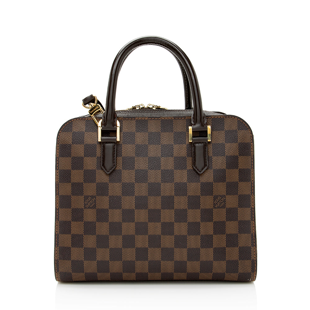 Louis Vuitton Vintage Damier Ebene Canvas Triana Satchel (SHF-21939)