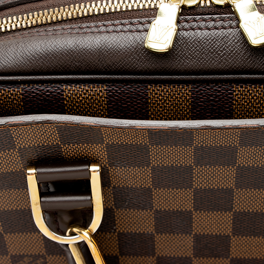 Louis Vuitton Vintage Damier Ebene Canvas Triana Satchel (SHF-21939)