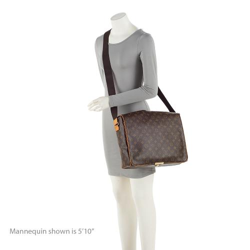 Louis Vuitton Vintage Monogram Canvas Abbesses Messenger Bag (SHF-22794)
