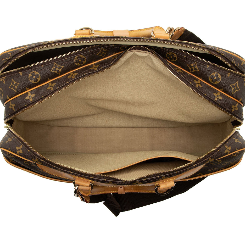 Louis Vuitton Vintage Monogram Canvas Alize 24 Heures Weekender