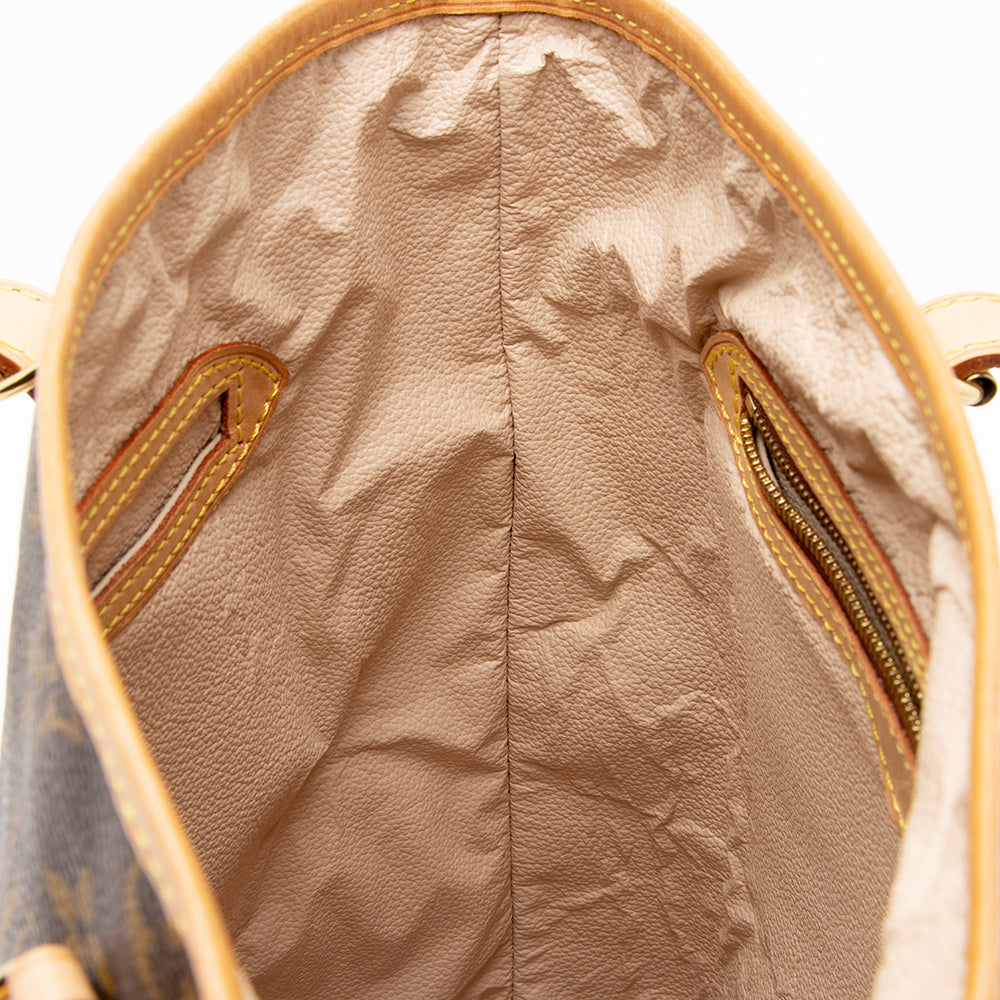 Louis Vuitton Vintage Monogram Canvas Bucket GM Tote (SHF-21446)