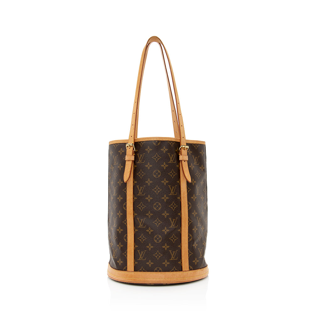 Louis Vuitton Vintage Monogram Canvas Bucket GM Tote (SHF-21446)