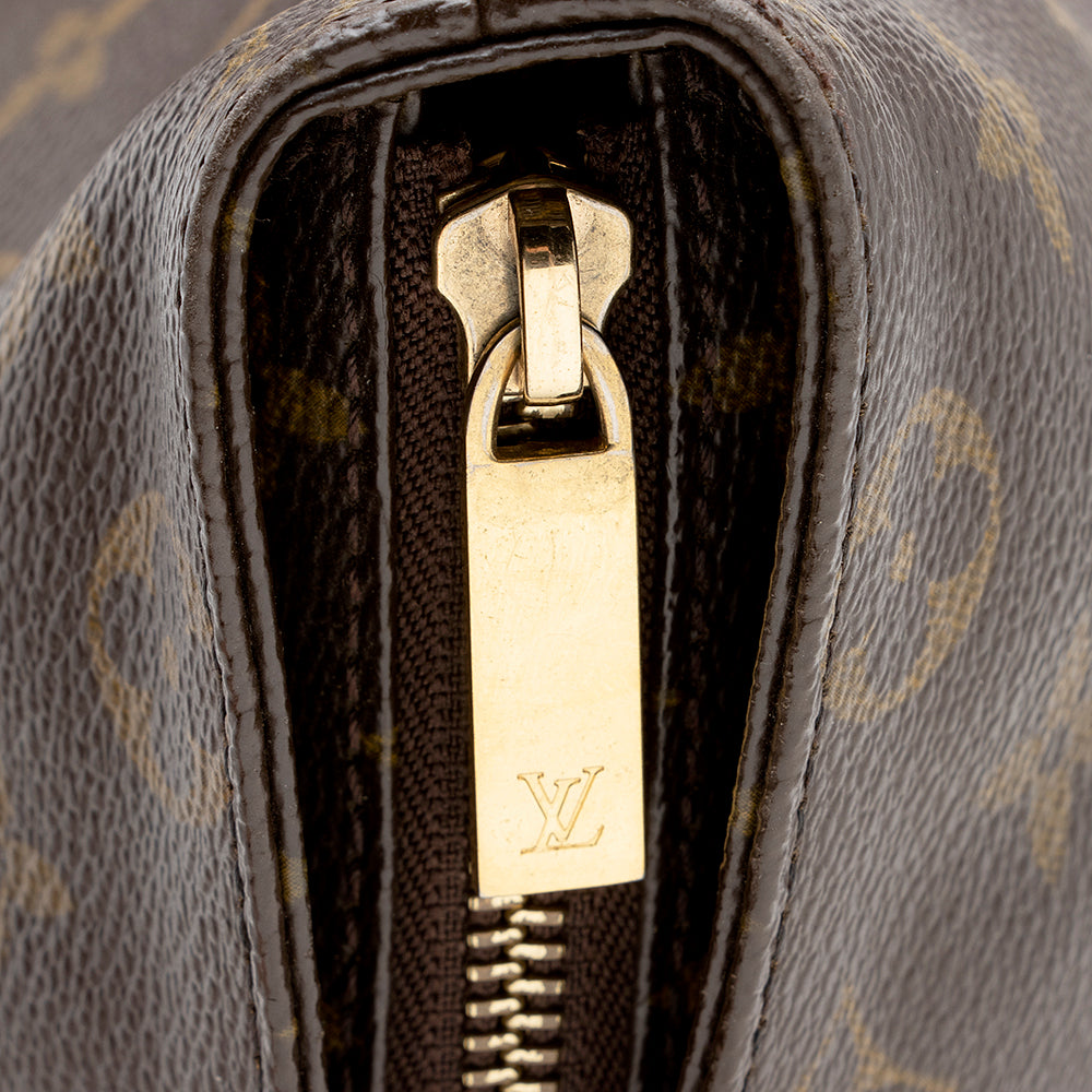 Louis Vuitton Vintage Monogram Canvas Cabas Mezzo Tote (SHF-15326)