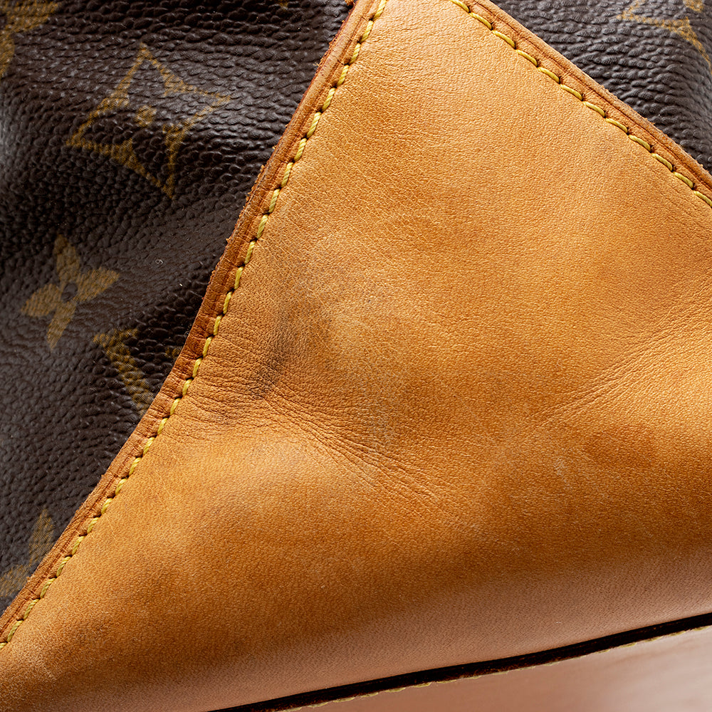 Louis Vuitton Vintage Monogram Canvas Cabas Mezzo Tote (SHF-15326)