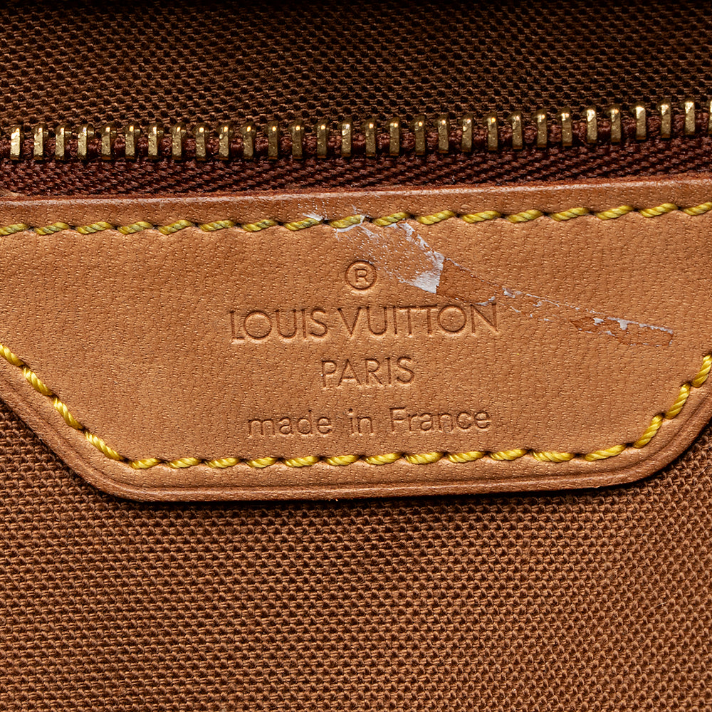 Louis Vuitton Vintage Monogram Canvas Cabas Mezzo Tote (SHF-21400)