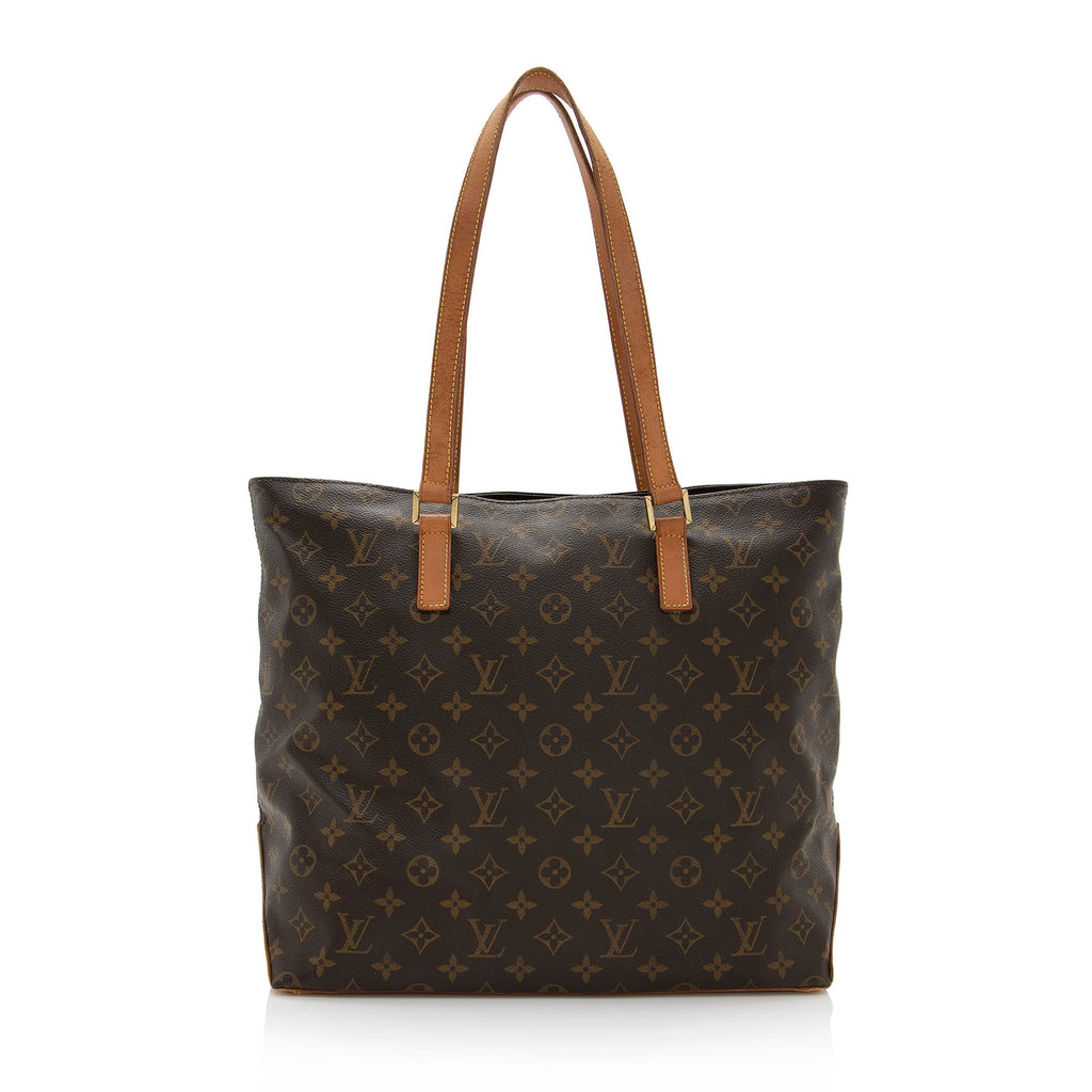 Louis Vuitton Vintage Monogram Canvas Cabas Mezzo Tote (SHF-22165)