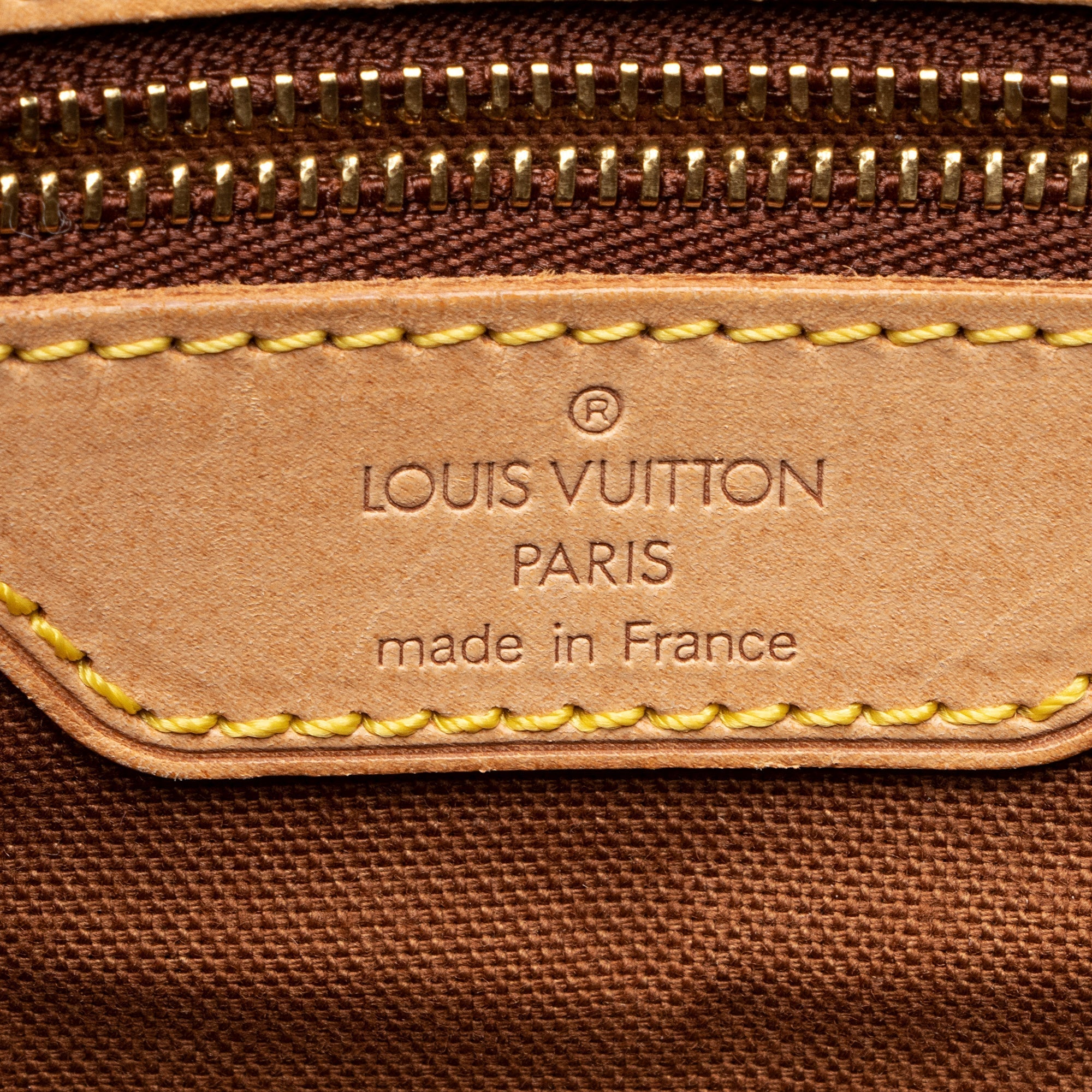 Louis Vuitton Vintage Monogram Canvas Cabas Mezzo Tote (SHF-22165)