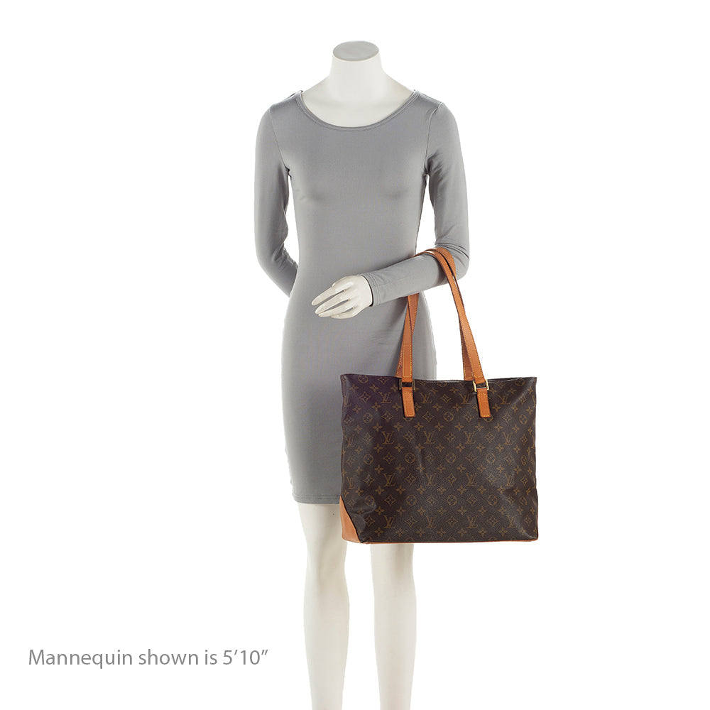 Louis Vuitton Vintage Monogram Canvas Cabas Mezzo Tote (SHF-22165)
