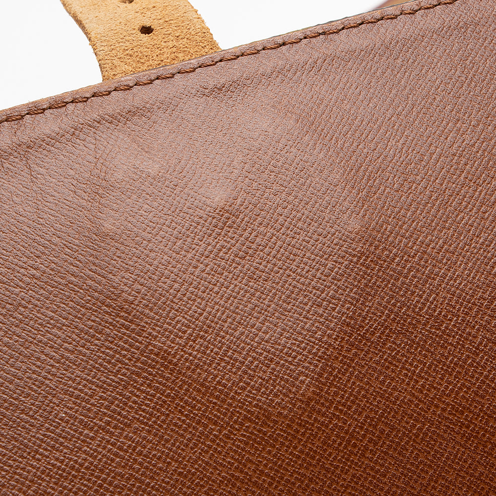 Louis Vuitton Vintage Monogram Canvas Cartouchiere GM Shoulder Bag (SHF-21275)