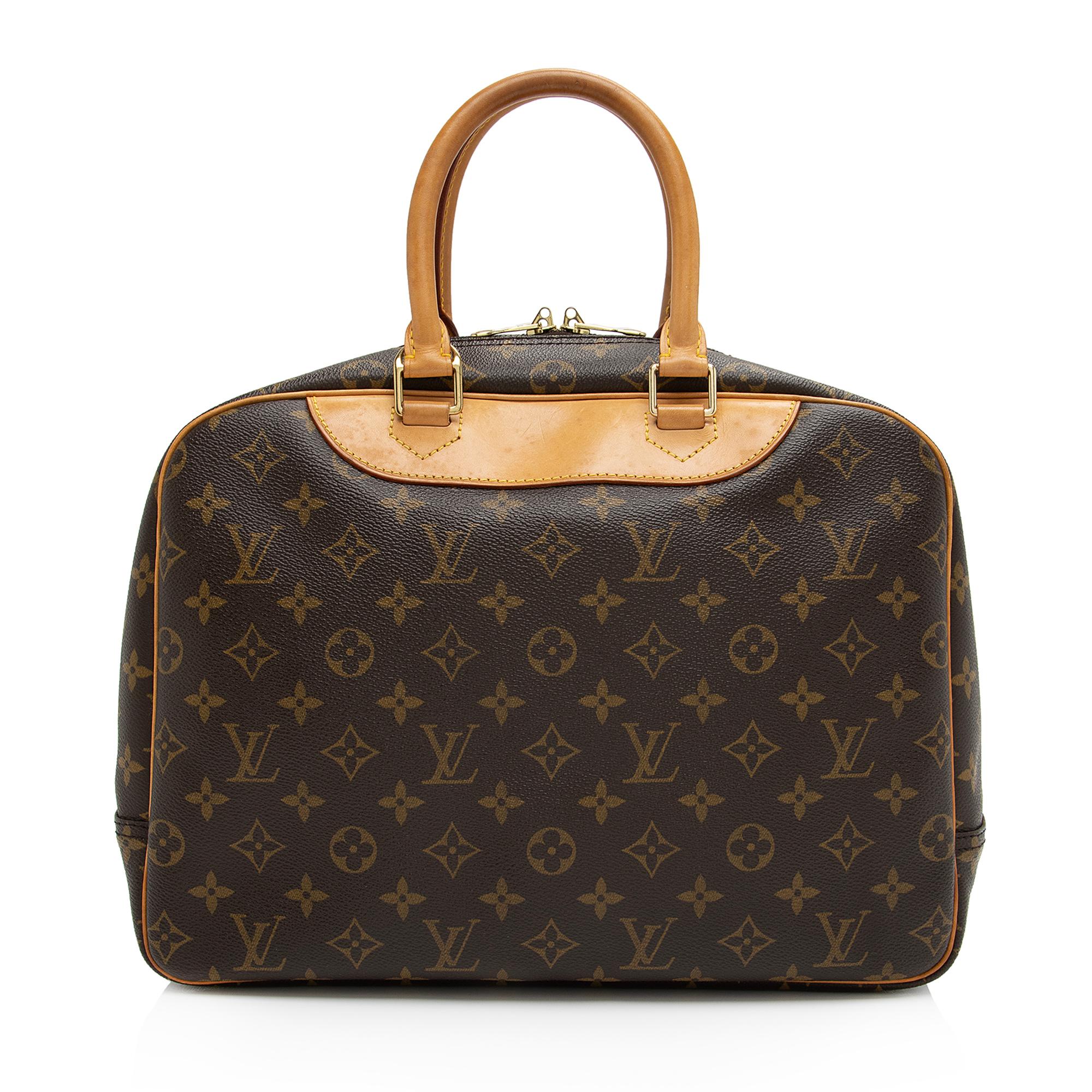 Louis Vuitton Vintage Monogram Canvas Deauville Satchel (SHF-5IrOKq)