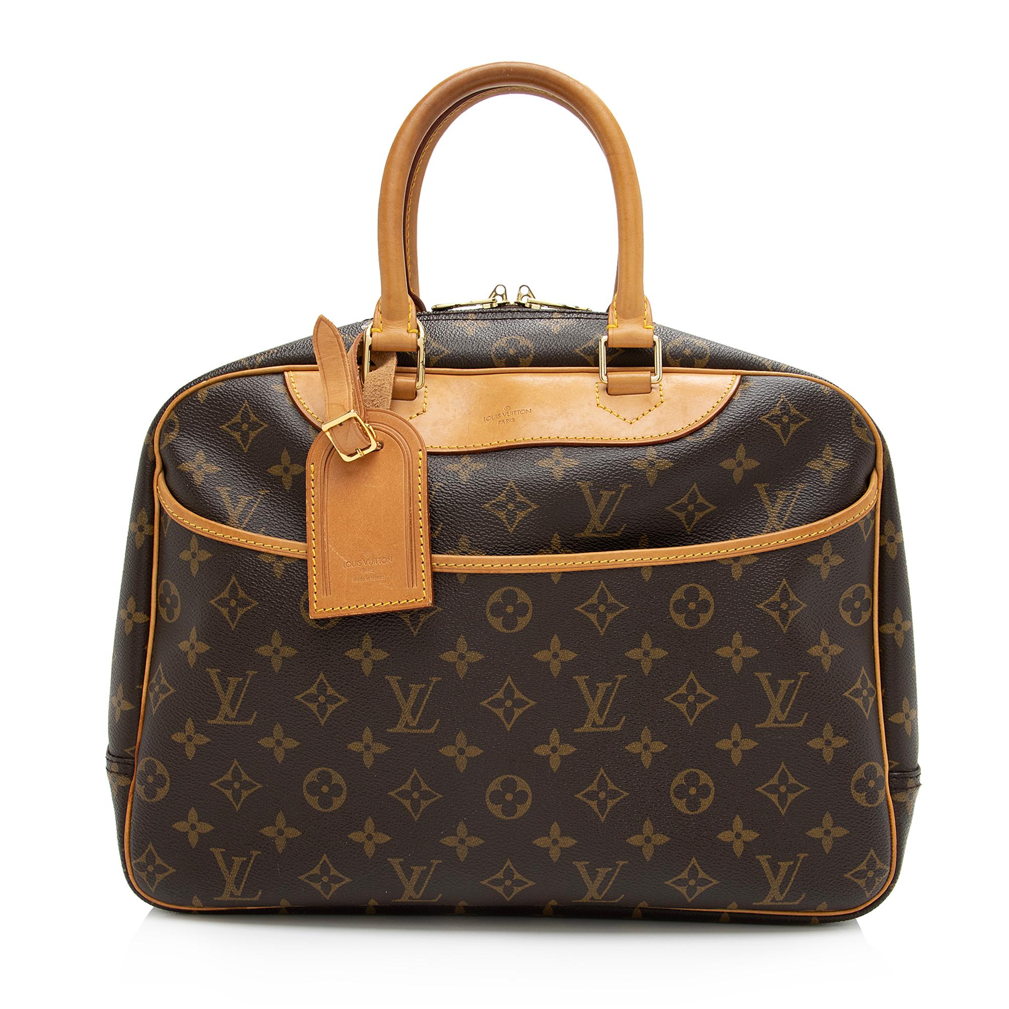 Louis Vuitton Vintage Monogram Canvas Deauville Satchel (SHF-5IrOKq)
