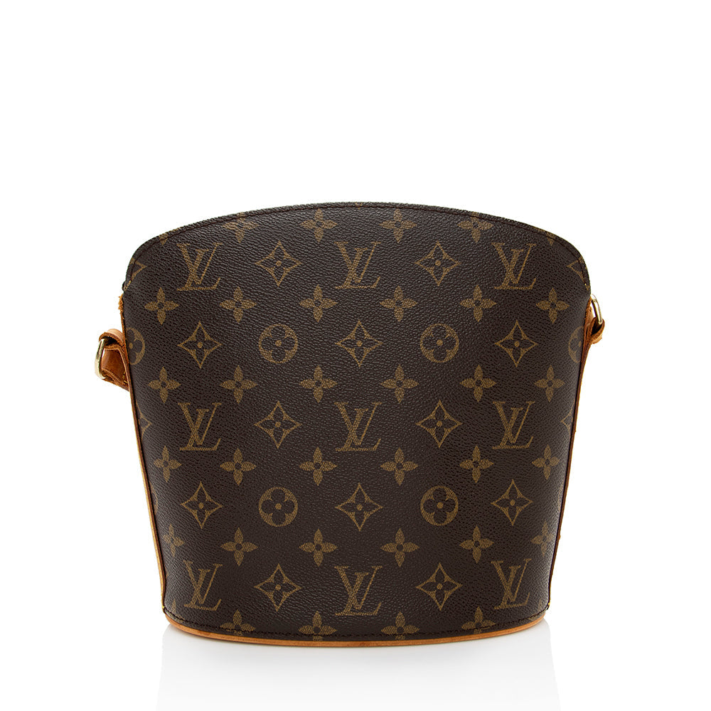 Louis Vuitton Vintage Monogram Canvas Drouot Shoulder Bag (SHF-18081)
