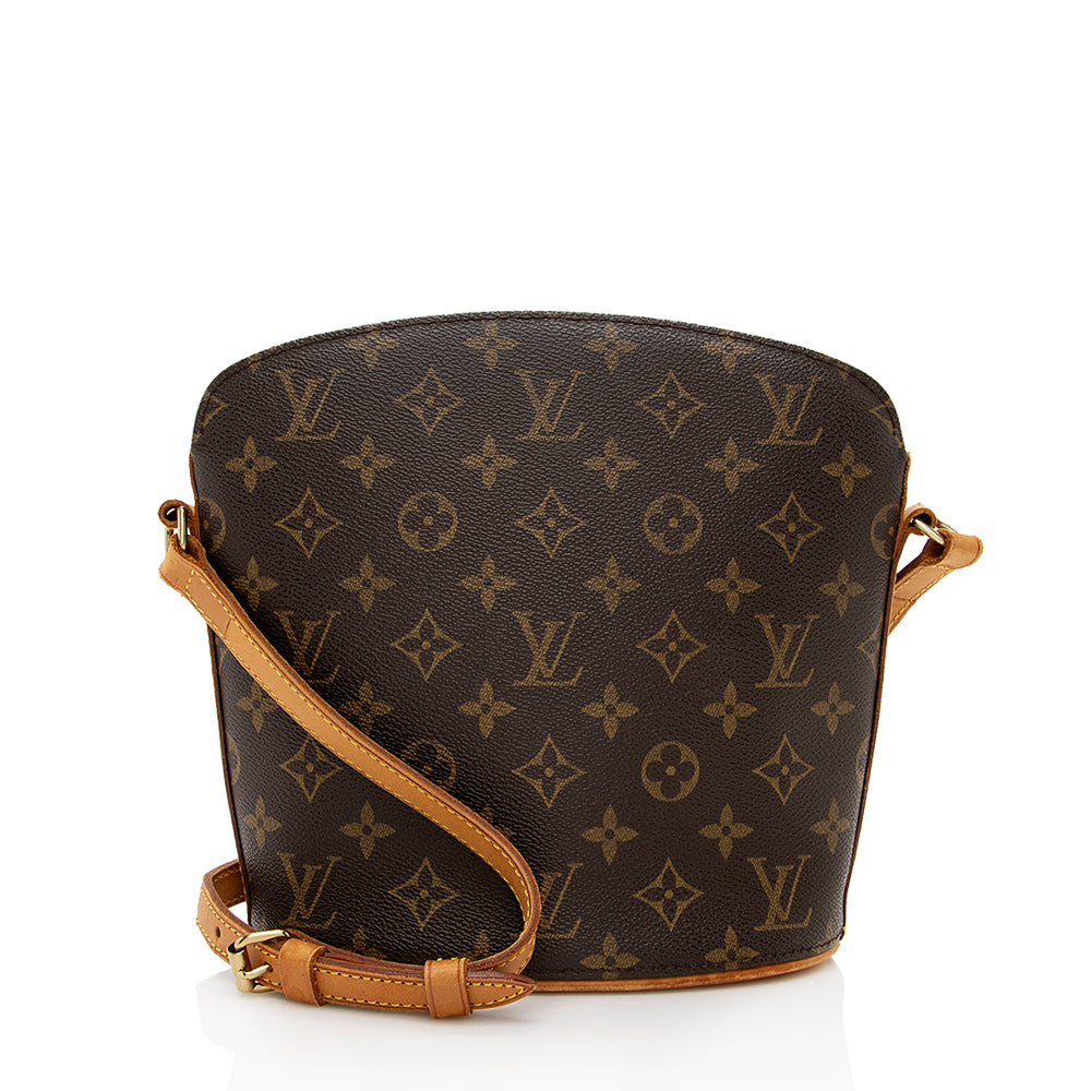 Louis Vuitton Vintage Monogram Canvas Drouot Shoulder Bag (SHF-18081)