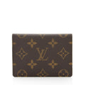 Louis Vuitton Vintage Monogram Canvas Vertical Card Case (SHF-bxpH36)