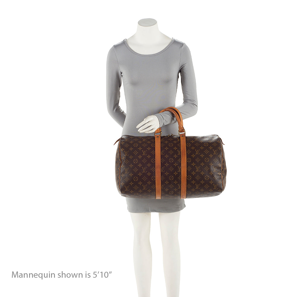 Louis Vuitton Vintage Monogram Canvas Keepall 45 Duffel Bag - FINAL SALE (SHF-19385)