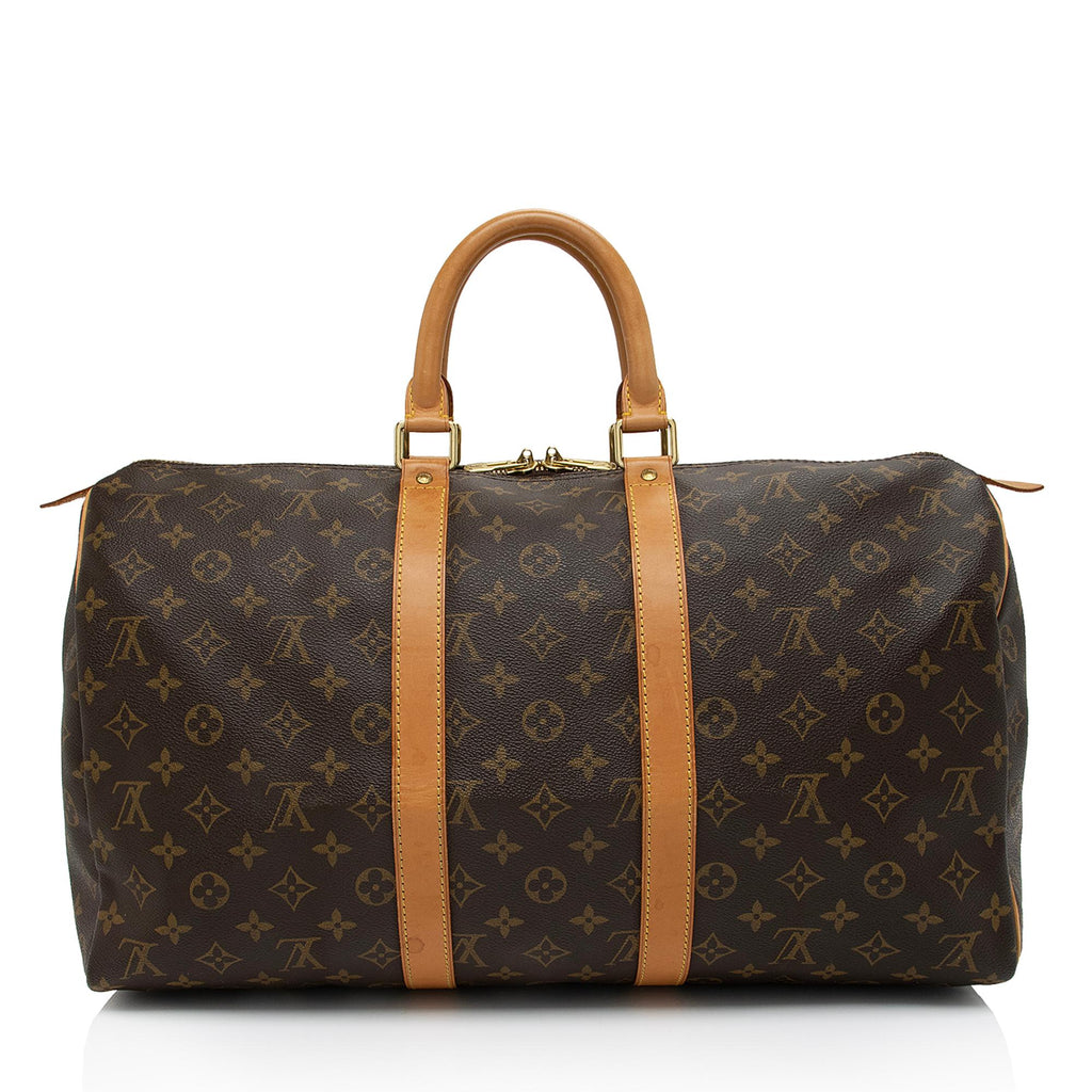 Louis Vuitton Vintage Monogram Canvas Keepall 45 Duffle Bag (SHF-6rTrqZ)
