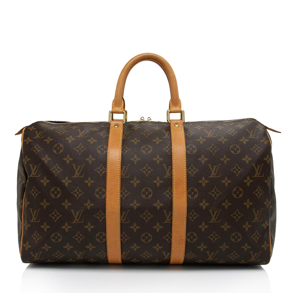 Louis Vuitton Vintage Monogram Canvas Keepall 45 Duffle Bag (SHF-6rTrqZ)