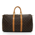 Louis Vuitton Vintage Monogram Canvas Keepall 45 Duffle Bag (SHF-6rTrqZ)