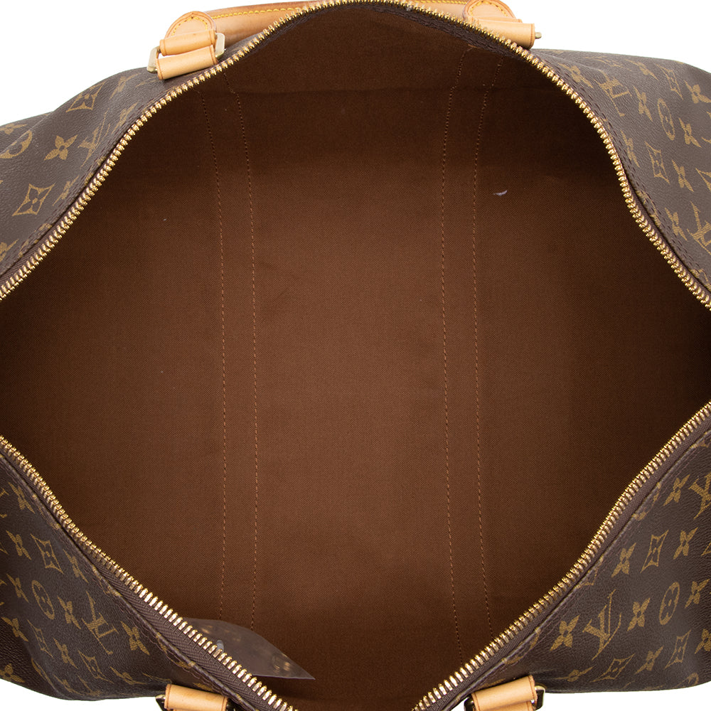 Louis Vuitton Vintage Monogram Canvas Keepall 50 Duffel Bag (SHF-17140)