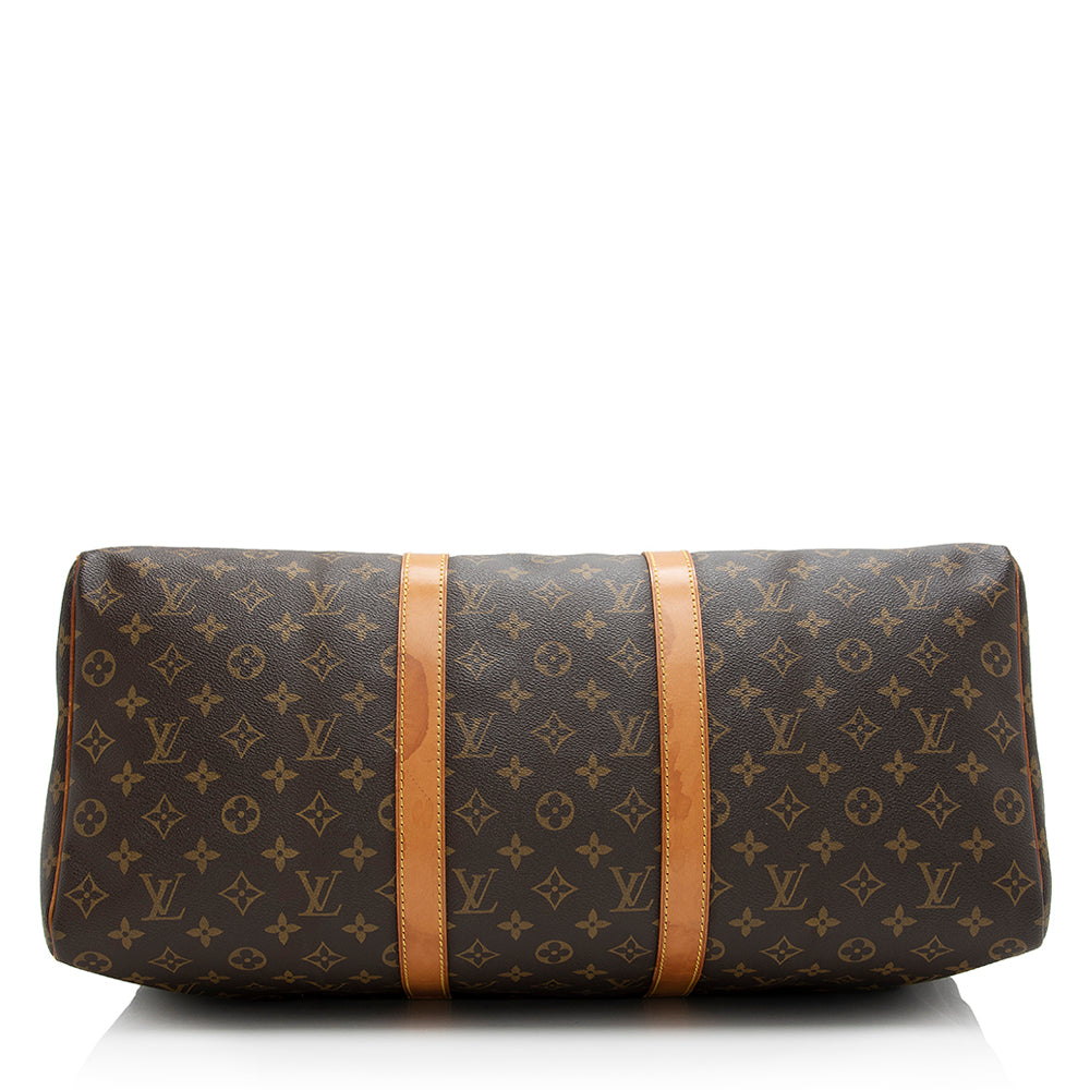 Louis Vuitton Vintage Monogram Canvas Keepall 50 Duffel Bag (SHF-21185)