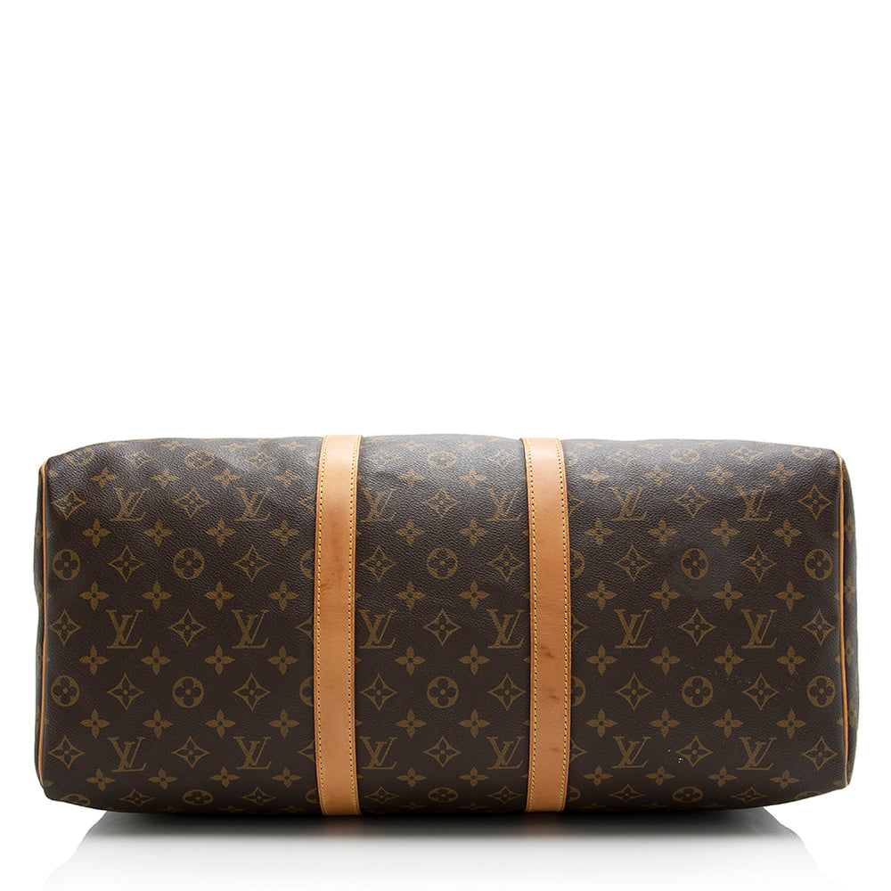 Louis Vuitton Vintage Monogram Canvas Keepall 50 Duffel Bag (SHF-21494)