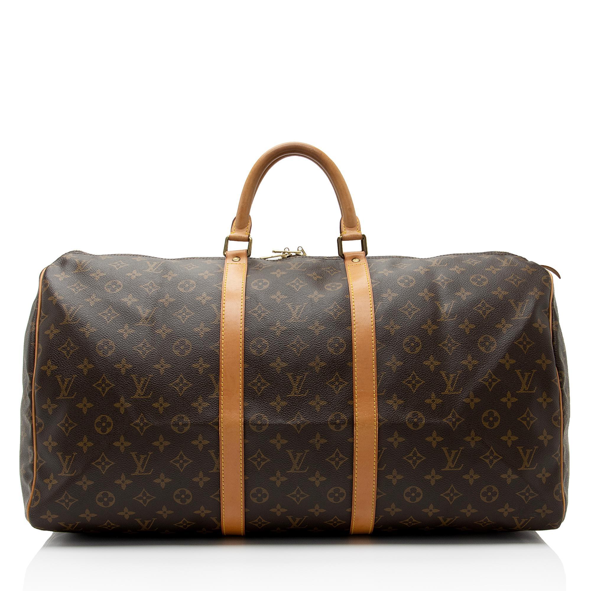 Louis Vuitton Vintage Monogram Canvas Keepall 50 Duffle Bag (SHF-rMPRm4)