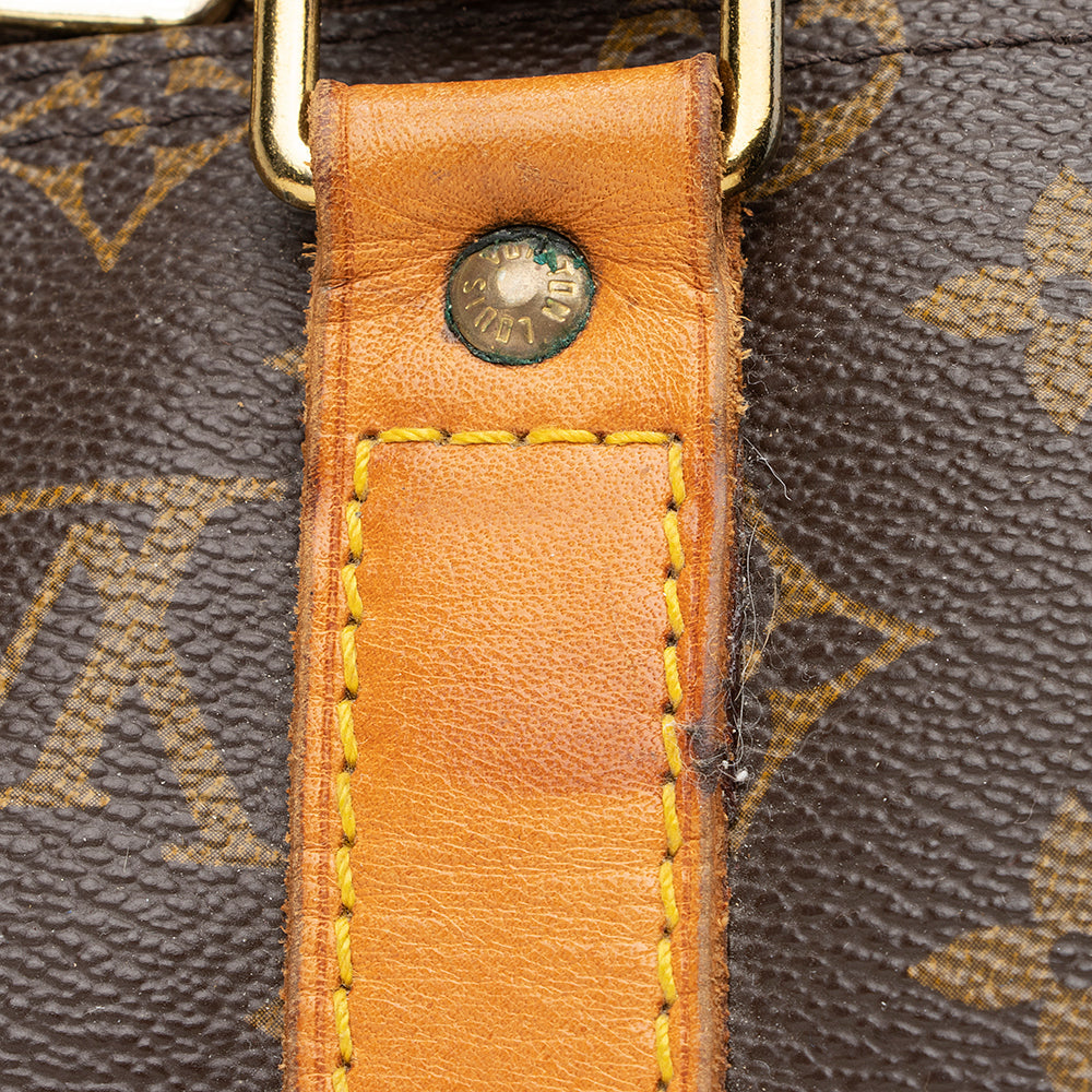 Louis Vuitton Vintage Monogram Canvas Keepall Bandouliere 50 Duffle Bag (SHF-21765)