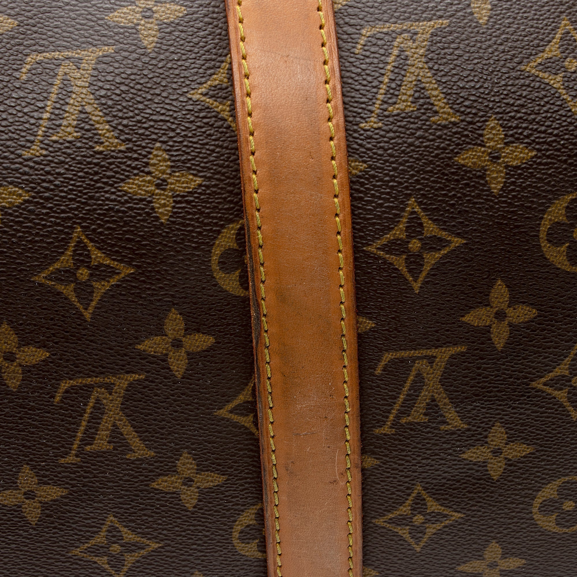 Louis Vuitton Vintage Monogram Canvas Keepall Bandouliere 50 Duffel Bag (SHF-22254)