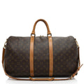 Louis Vuitton Vintage Monogram Canvas Keepall Bandouliere 50 Duffle Bag (SHF-RB8b0U)