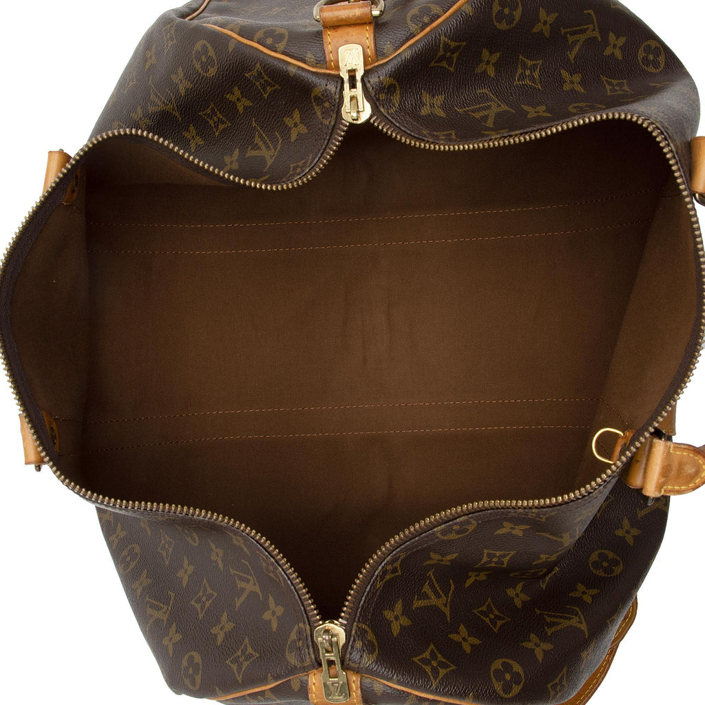 Louis Vuitton Vintage Monogram Canvas Keepall Bandouliere 50 Duffle Bag (SHF-RB8b0U)