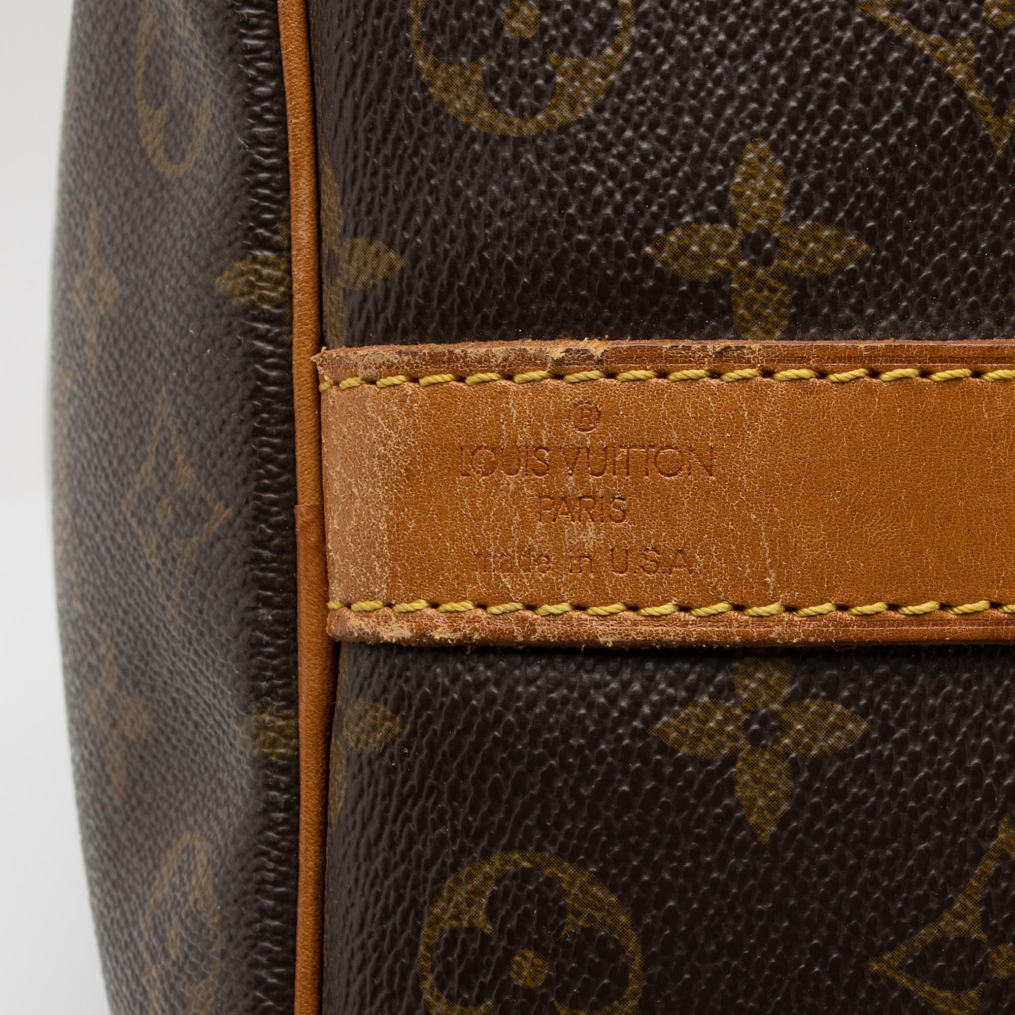 Louis Vuitton Vintage Monogram Canvas Keepall Bandouliere 50 Duffle Bag (SHF-RB8b0U)