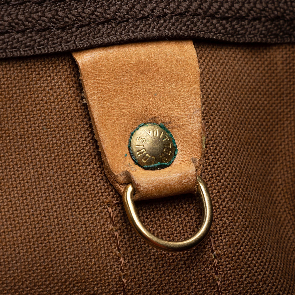 Louis Vuitton Vintage Monogram Canvas Keepall Bandouliere 55 Duffle Bag (SHF-22615)