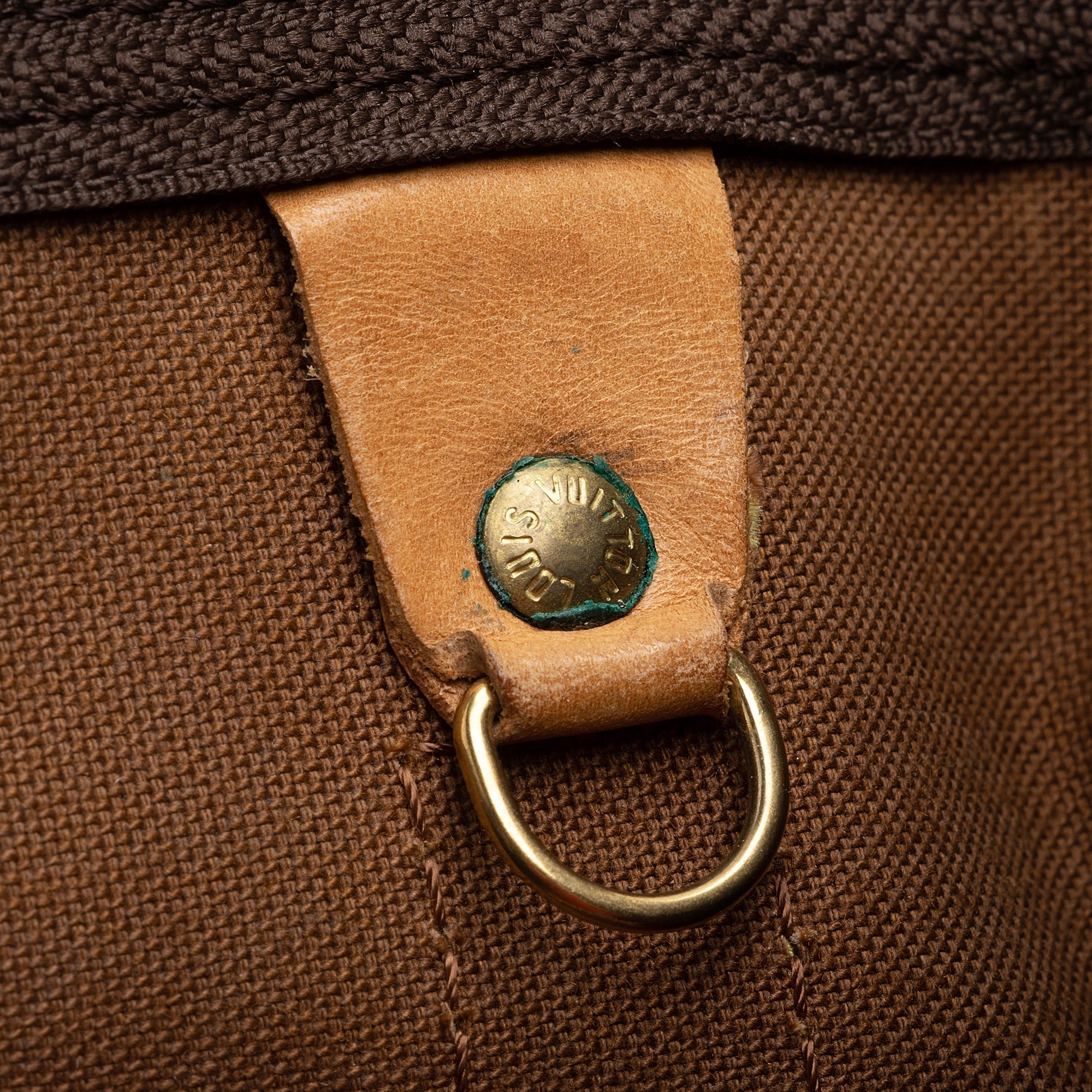 Louis Vuitton Vintage Monogram Canvas Keepall Bandouliere 55 Duffle Bag (SHF-22615)