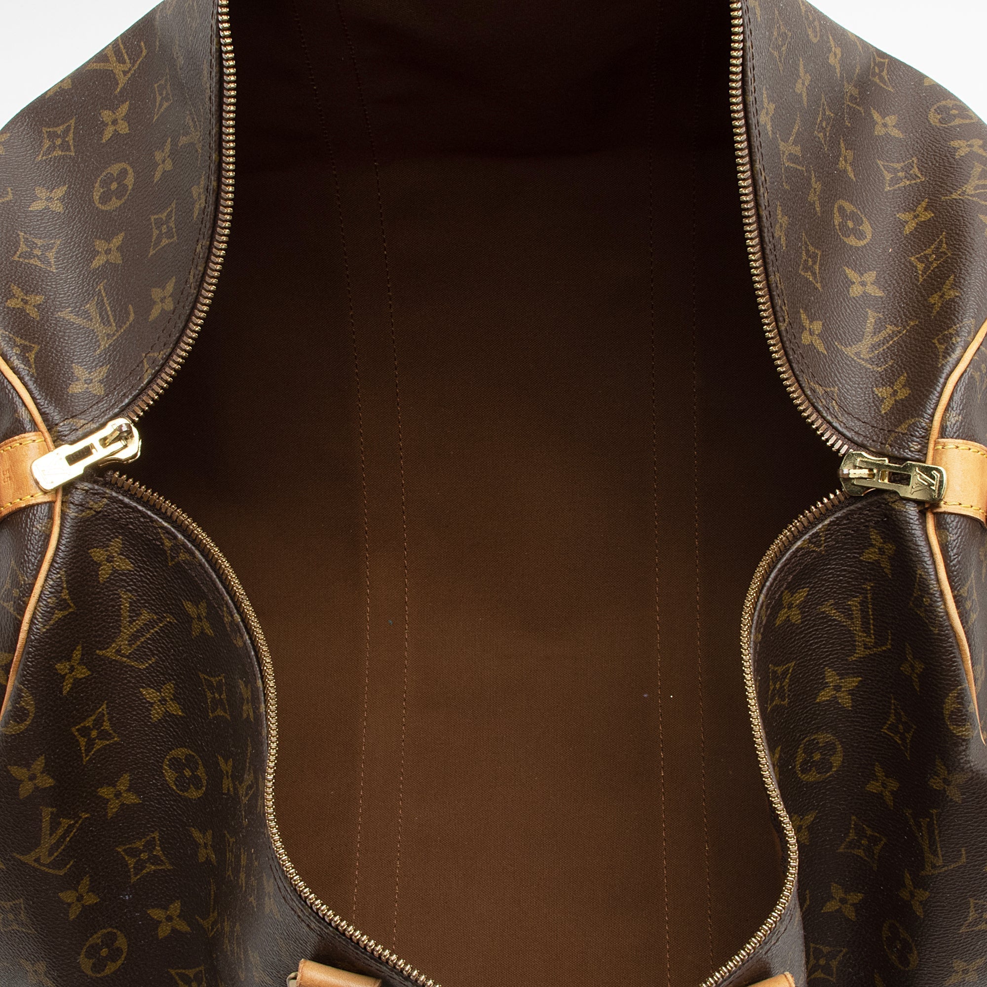 Louis Vuitton Vintage Monogram Canvas Keepall Bandouliere 55 Duffle Bag (SHF-22615)