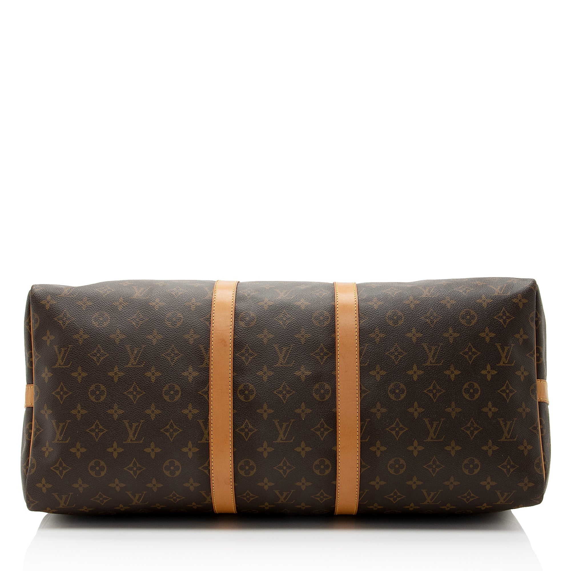 Louis Vuitton Vintage Monogram Canvas Keepall Bandouliere 55 Duffle Bag (SHF-22479)