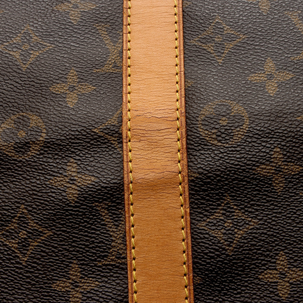 Louis Vuitton Vintage Monogram Canvas Keepall Bandouliere 55 Duffle Bag (SHF-22479)