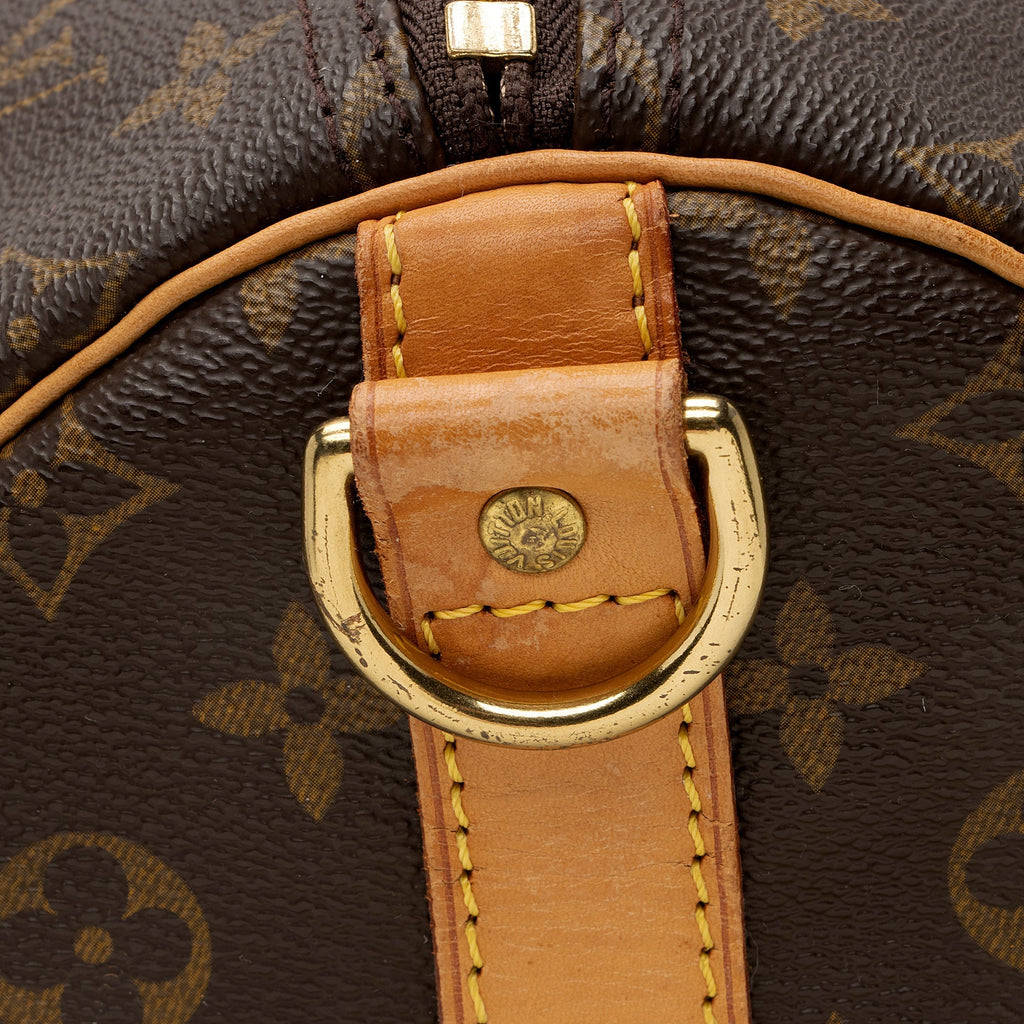 Louis Vuitton Vintage Monogram Canvas Keepall Bandouliere 55 Duffle Bag (SHF-22479)