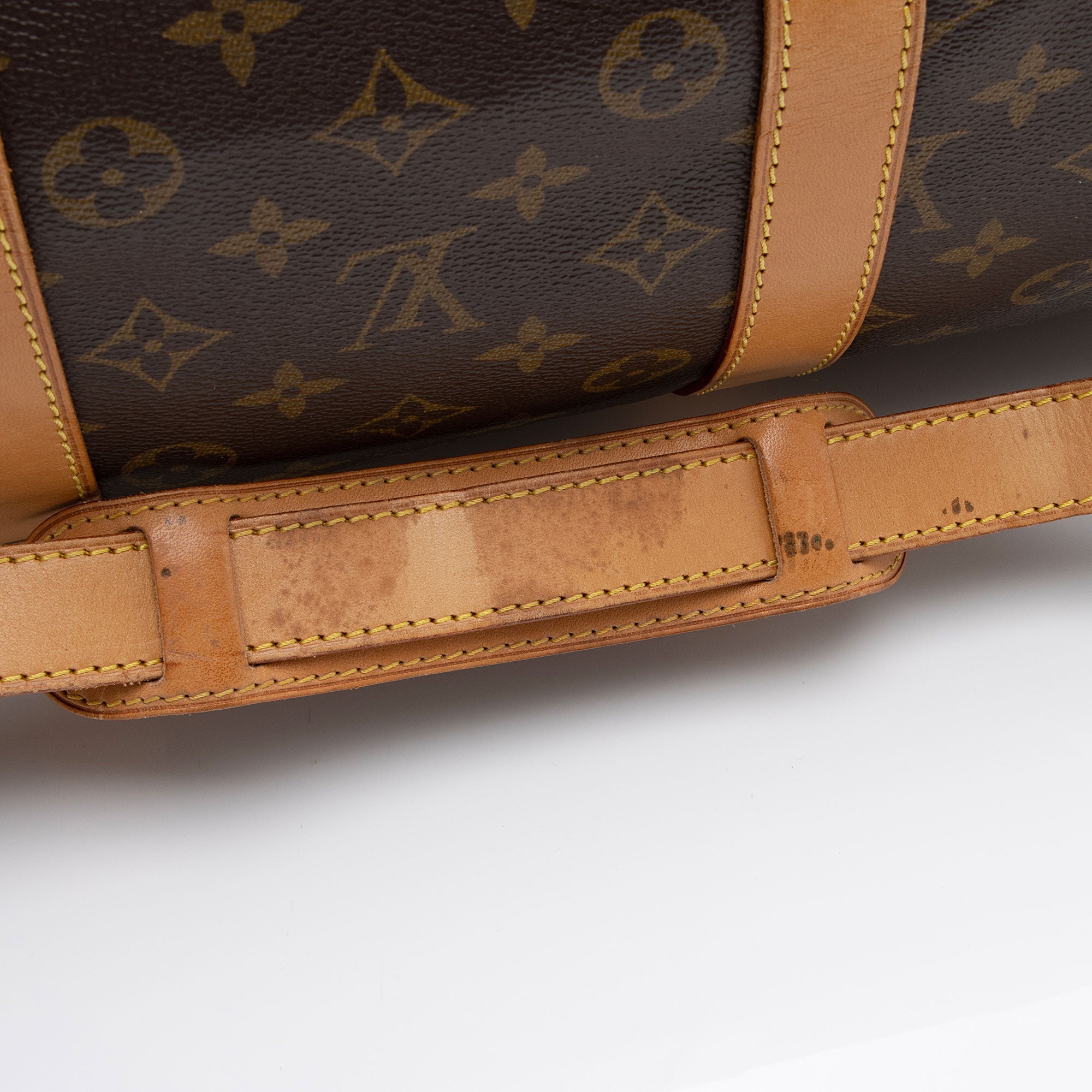 Louis Vuitton Vintage Monogram Canvas Keepall Bandouliere 55 Duffle Bag (SHF-PQTyV5)