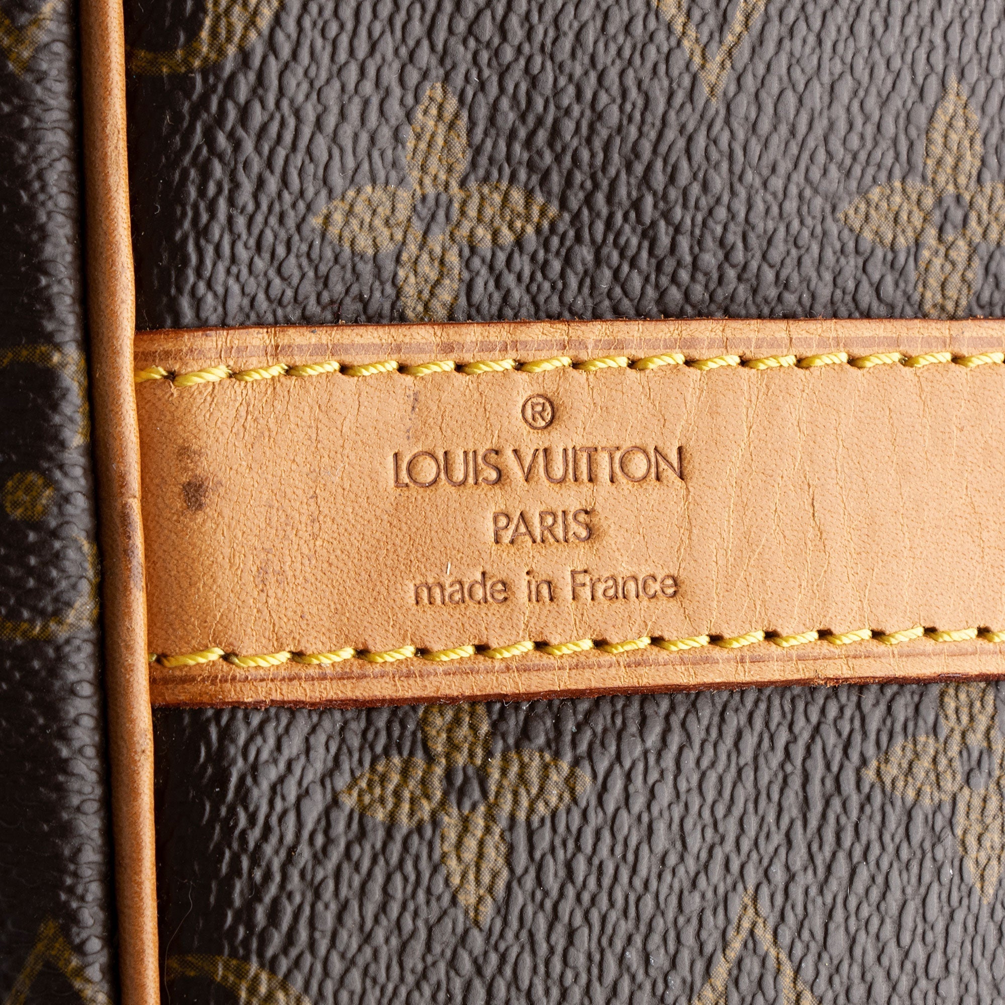 Louis Vuitton Vintage Monogram Canvas Keepall Bandouliere 55 Duffle Bag (SHF-PQTyV5)