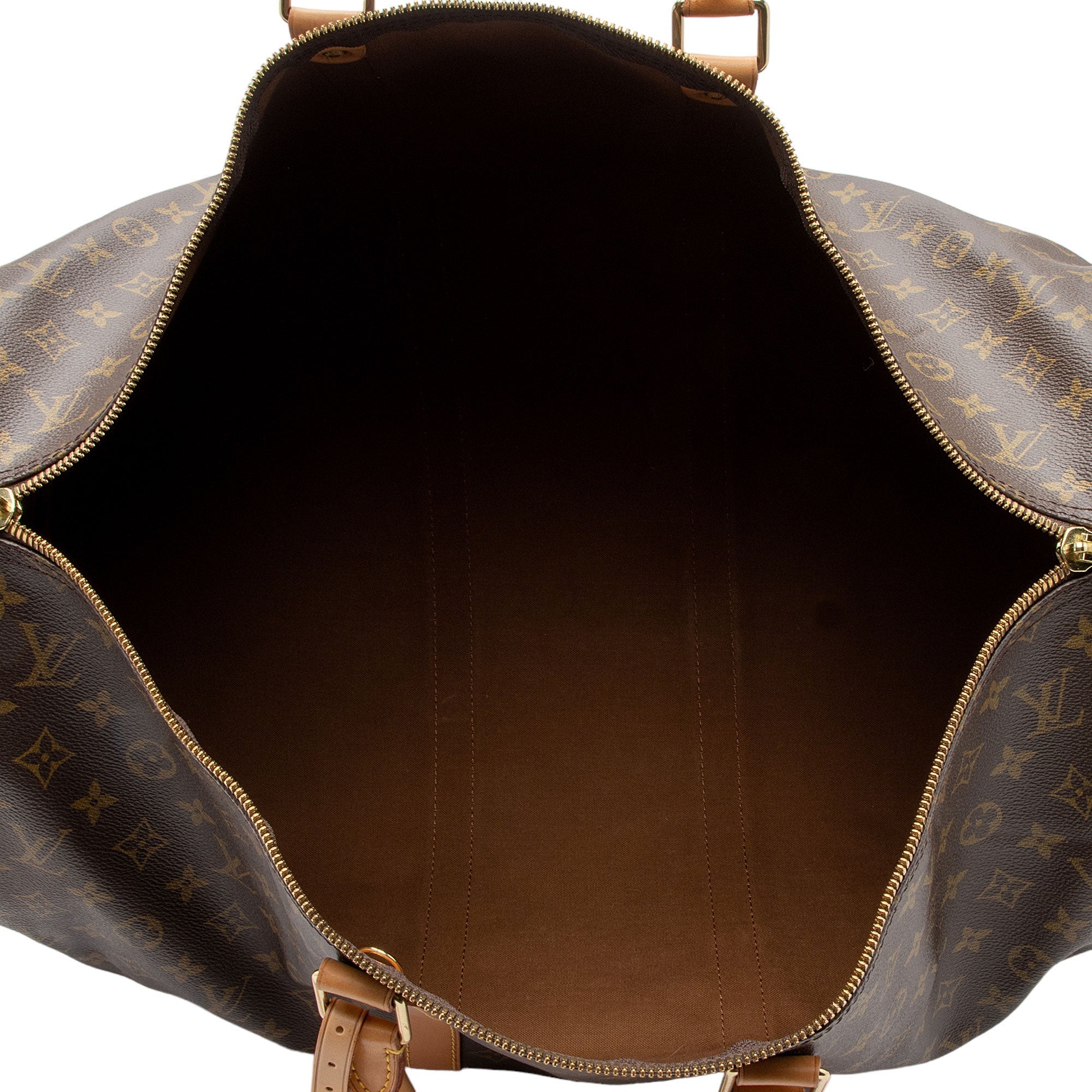 Louis Vuitton Vintage Monogram Canvas Keepall Bandouliere 55 Duffle Bag (SHF-KRqlod)