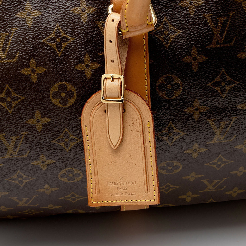 Louis Vuitton Vintage Monogram Canvas Keepall Bandouliere 55 Duffle Bag (SHF-KRqlod)