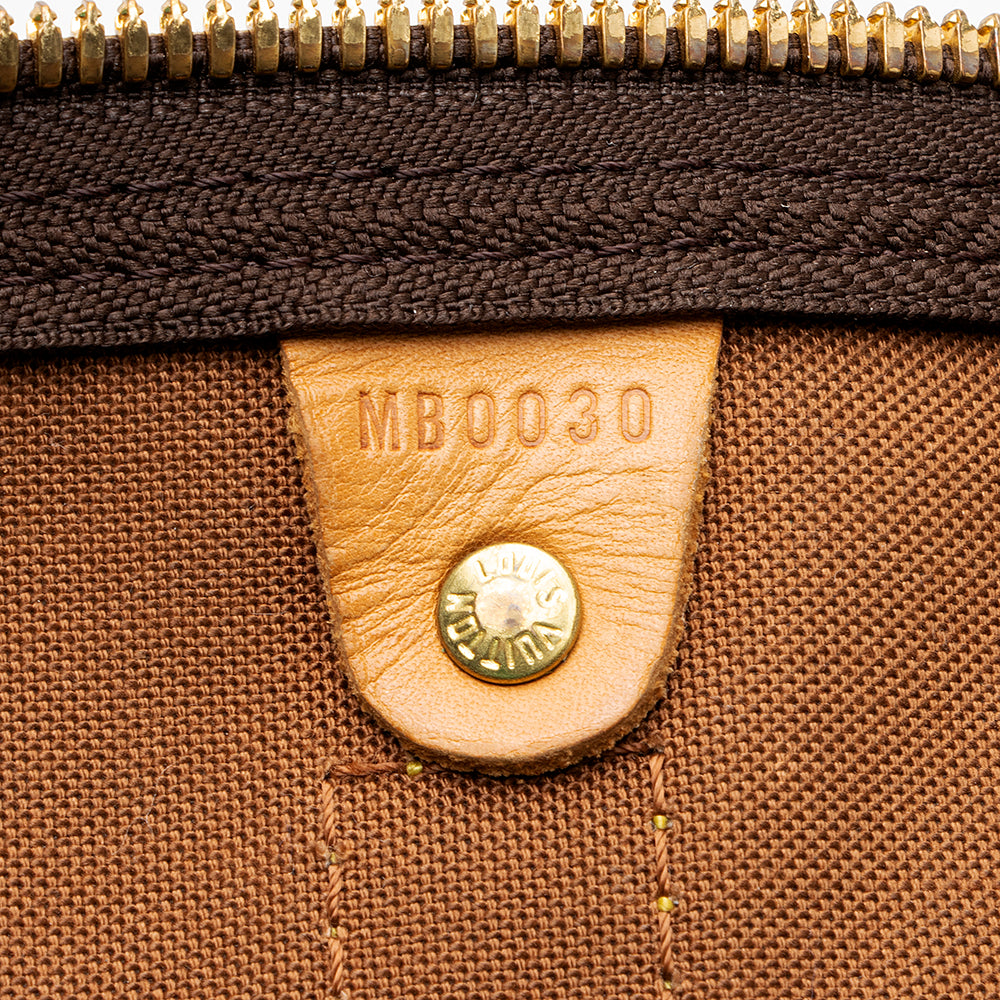 Louis Vuitton Vintage Monogram Canvas Keepall Bandouliere 60 Duffel Bag (SHF-20358)