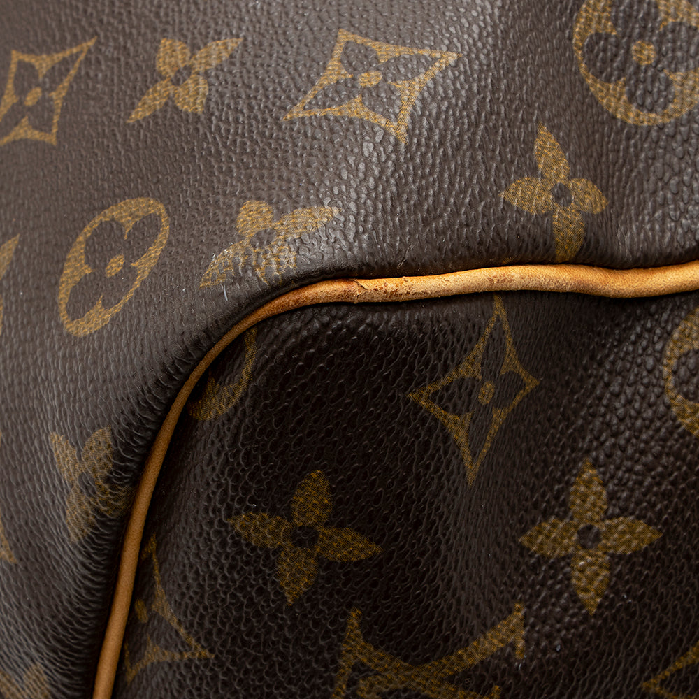 Louis Vuitton Vintage Monogram Canvas Keepall Bandouliere 60 Duffel Bag (SHF-20358)