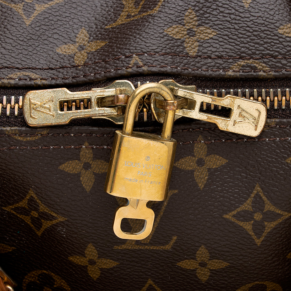 Louis Vuitton Vintage Monogram Canvas Keepall Bandouliere 60 Duffel Bag (SHF-21625)